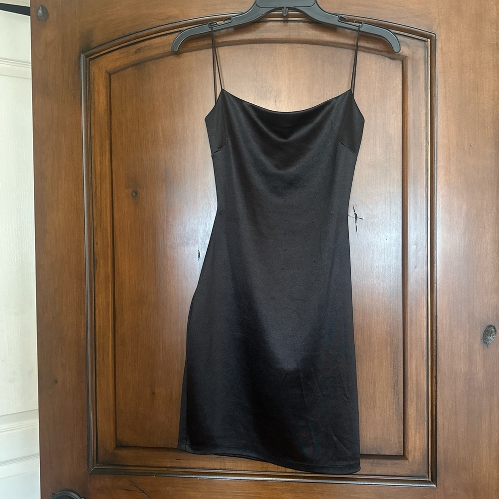 Elegant Black Slip Dress